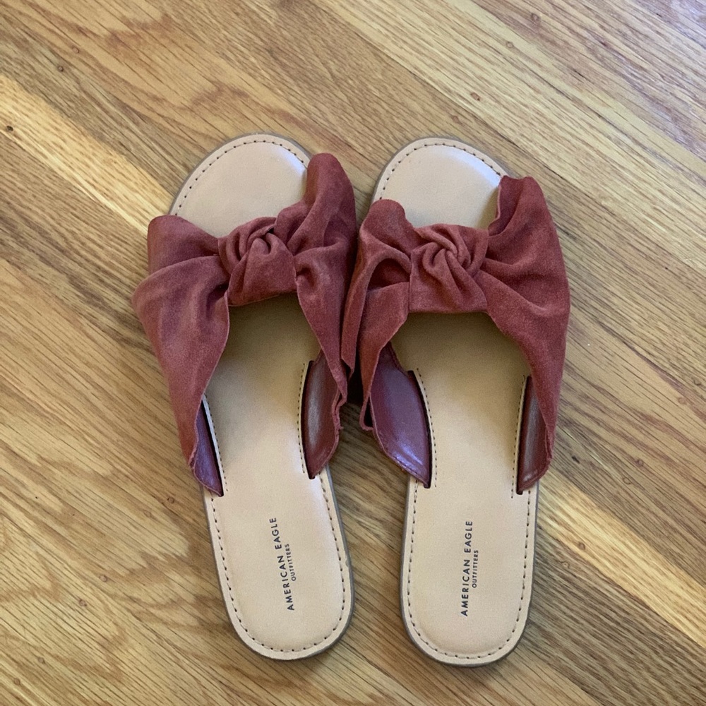 AE Suede Slides